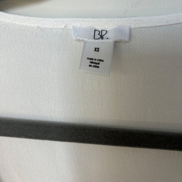 Nordstrom BP Short Sleeve Blouse XS White - Picture 3 of 6